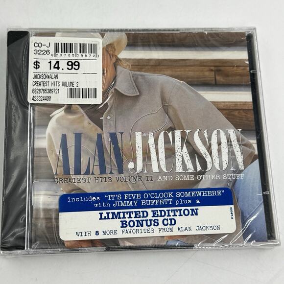 ALAN JACKSON Greatest Hits Vol 2 SPECIAL BONUS 2 CD Set BRAND NEW Still Sealed - Picture 1 of 4